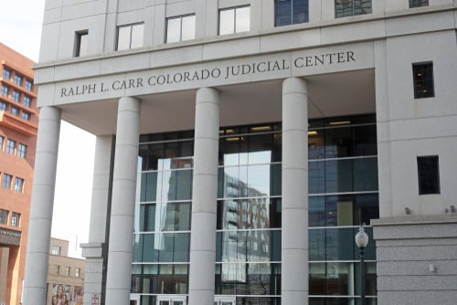 Gunman fleeing crash arrested after breaking into Colorado Supreme Court building